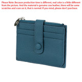 Royal Bagger Thin Credit Card Holder for Women Genuine Cow Leather Coin Purses Fashion Casual Small Wallet Purse 1566