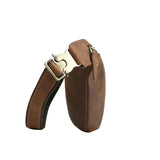 Royal Bagger Crazy Horse Leather Crossbody Chest Bags for Men Genuine Cowhide Outdoor Travel Vintage Shoulder Bag 1586